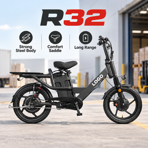 จักรยานบรรทุกไฟฟ้า LOGO R32 ขนาด 18 นิ้ว โครงเหล็ก 48V 750W มอเตอร์ดุมล้อหลัง เบรกดิสก์ ระยะทางไกล - Product Image 1