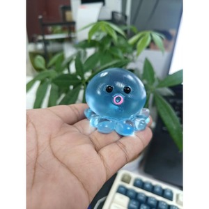 Wholesale Jellyfish Octopus Squishy Toy-Sticky New Design Maltose Small Octopus Squeeze Toy <b>Glitter</b> Animal Stress Relief Toy - Product Image 4