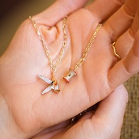 Petits pendentifs de mode pour collier et bracelet, accessoires de bricolage, pendentifs en métal plaqué or 18 carats de haute qualité