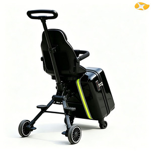 <span class=keywords><strong>Valigia</strong></span> Portatile 2-in-1 OEM Premium Sicura con Ruote, Approvata dalle Mamme, con Serratura TSA e Seggiolino per Bambini da 3 a 5 Anni - Product Image 2
