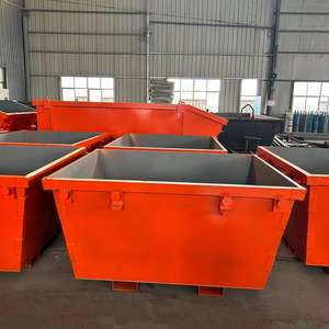 חיצוני בגדלים מרובים זול גדול לדלג פח פלדה פח פח אשפה פח אשפה - Product Image 2