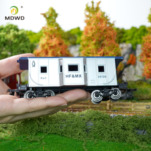 Modelo de vagó<span class=keywords><strong>n</strong></span> Gulf Guard Caboose a <span class=keywords><strong>escala</strong></span> HO 1:87 para diorama de ferrocarril, construcció<span class=keywords><strong>n</strong></span> de escenas y accesorios para coleccionistas de trenes - Product Image 5