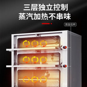 Armoire à riz électrique à vapeur professionnelle |   Cuiseur vapeur pour fruits de mer |   Armoire de cuisson vapeur multifonctionnelle pour la restauration - Product Image 2