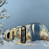Tentes de fête pliables, glamping, mini-maison, jardin, tente en plastique d'extérieur, hôtel, capsule spatiale, dôme à bulles, tente gonflable, chambre