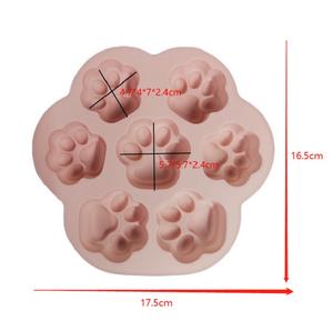 Moule en silicone en forme de patte de chat - Adorable moule à pâtisserie pour gâteaux et desserts créatifs - Product Image 4