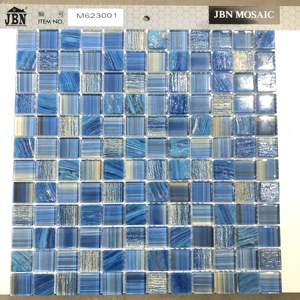 Color azul <span class=keywords><strong>Piscina</strong></span> Uso perfecto Cristal <span class=keywords><strong>Piscina</strong></span> Mosaico Azulejo <span class=keywords><strong>Suelo</strong></span> - Product Image 2
