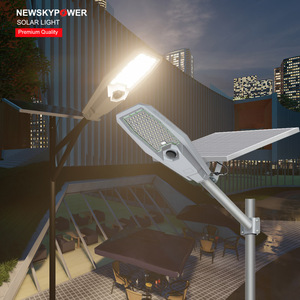 Lampara Solar 600W al aire libre impermeable interestelar Warrior MJXJ906 luces de calle solares de aluminio para camino de jardín de granja - Product Image 4