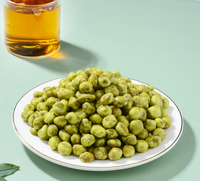 Petits pois verts enrobés de wasabi |   Végétalien |   Qualité supérieure |   Saveur grillée croustillante et épicée