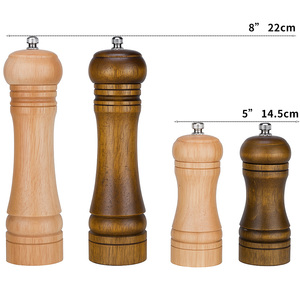 Có Thể Điều Chỉnh Màu Đen Gỗ Lõi Gốm Muối Tiêu Nhà Máy Thiết Lập Nhà Bếp Nhỏ Nấu Ăn Công Cụ Với Gia Vị Gia Vị Gia Vị Phụ Kiện - Product Image 6