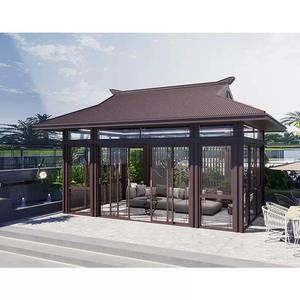 Solárium Exterior Portátil de Diseño Lujoso para Hotel, Personalizado, con Doble Acristalamiento, Estructura Fija de Aleación de Aluminio, Reducción de Ruido y Resistente al Viento - Product Image 4