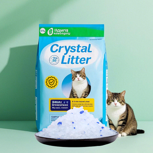 Ultra Absorbent <b>Silica</b> Formula, Effective Odor Neutralizer Easy to Maintain Suitable for Large Breeds Quality Crystal Cat Litter - Product Image 1