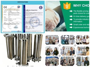 Contenitore per Filtro Liquidi Jumbo da 10, 20, 40 Pollici, Tipo Blu, in Acciaio Inossidabile per Sistemi Industriali - Product Image 2