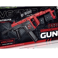 Pistolet à billes de gel électrique 76CM, rechargeable, automatique, à tir rapide, type mitrailleuse Vector