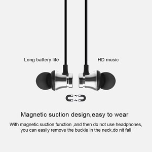 XT11 Deportes Magnético <span class=keywords><strong>Bluetooth</strong></span> Auricular en el oído Inalámbrico Banda para el cuello Auriculares Estéreo Música Auriculares con micrófono para Samrtphones - Product Image 5