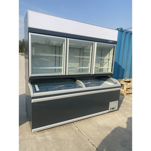 Mẹ trẻ tủ lạnh tủ đông lạnh đồ uống Rau Trái Cây thực phẩm đông lạnh trưng bày hai miếng lắp ráp tủ đông tủ lạnh - Product Image 3