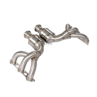 Header Manifold Knalpot High Flow 200CELL untuk Porsche 911 991.1 GT3 3.8L 4.0L Desain Equal Length dari Baja Tahan Karat 304, Upgrade