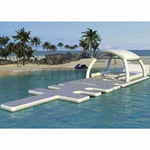 Nhà Máy Giá Inflatable nổi nền tảng thuyền Dock đảo thiết bị nước - Product Image 1