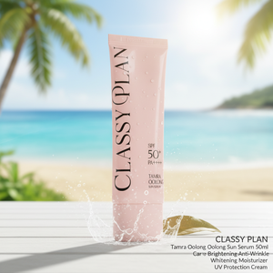 CLASSY PLAN Tamra <b>Oolong</b> Sun Serum 50ml Korean Facial Care Brightening Anti-Wrinkle Whitening Moisturizer UV Protection Cream - Product Image 3