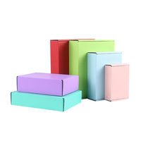 Caja de Cartón Corrugado Personalizada al por Mayor en Colores Rosa, Verde, Rojo y Negro con Logotipo Personalizado, Caja de Regalo Biodegradable para Joyería y Relojes