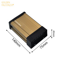 Alimentation à découpage 12V 10A 100W étanche avec boîtier en aluminium et protections multiples, adaptateur secteur extérieur pour caisson lumineux LED