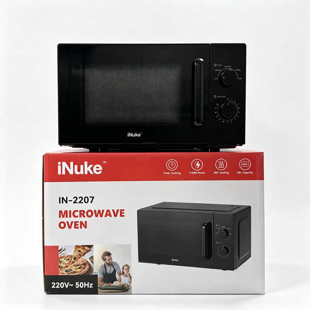 20L 700W Kitchen Electric Appliance for Home - Fast Cooking Multi-functional Baking Microwave with Time Function Control