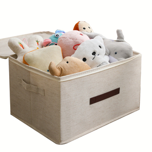 Armario de juguete para <span class=keywords><strong>ropa</strong></span>, <span class=keywords><strong>caja</strong></span> organizadora plegable para el hogar, cajón de armario, bolsa de almacenamiento, mango fuerte - Product Image 4