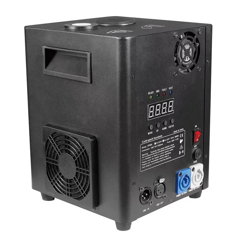 Dmx 600w Tragbare kalte Flamme Wunder kerze Bühne Wasserfall Feuerwerk Maschine kalter Brunnen Funken Hochzeits feier Maschinen heiße Verkaufs bar