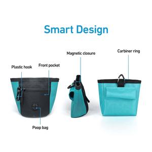 Free sample Portable Pet Snack Bag Outdoor <b>Dog</b> Food <b>Pouch</b> Canvas <b>Dog</b> Food Storage Bag Drawstring <b>Dog</b> <b>Treat</b> Training Bag - Product Image 4