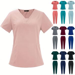 Uniforme Médico para Doctores, Traje de Enfermería al por Mayor, Conjunto de Pantalones Deportivos para Hospital, Reutilizables, de Rayón, Personalizados - Product Image 1