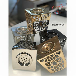 2024 nueva colección, venta al por mayor, quemador de incienso de madera con forma de pirámide, quemador creativo ahuecado bakhoor mubkhar - Product Image 1