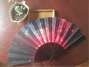 Nuevo Abanico Plegable de Mano de Plástico Personalizado de 30 cm con Diseño de Hadas, Duradero, para Regalo Empresarial, 2024 - Product Image 2