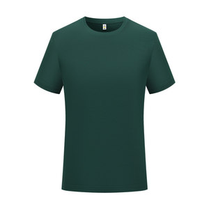 Custom Cotton T-Shirt Solid Color Round Neck Short Sleeve Leisure Wear Promotional Shirt Team Summer Clothes - Product Image 4