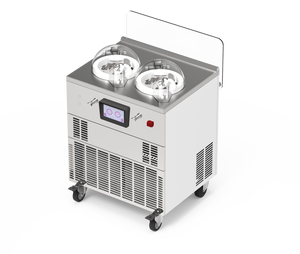 Galaxy Pro V2 pozzetti nồi thương mại kem gelato sữa chua Slush Sorbet máy hàng loạt Tủ đông sàn đứng máy 2 xi lanh - Product Image 1