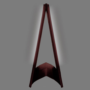 Support de menu LED double face en similicuir rouge de haute qualité, format A5/A6, avec éclairage LED - Product Image 4