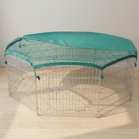 Cage pour chien, clôture facile à assembler, portable, durable, grand espace, bricolage, fil métallique galvanisé, enclos pour animaux de compagnie écologique, lapin