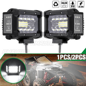 Barre lumineuse LED de travail 3,5 pouces 108W 12V 24V, éclairage latéral pour voitures, camions 4x4 et véhicules tout-terrain - Product Image 2
