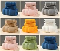 Premium 100% Long-Staple Cotton 3-Piece Towel Set, Ultra Soft & Absorbent Quick Dry Luxury Towels for Hotel & Home Use