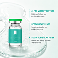 DRHG Sérum Visage Hydratant à l'Acide Salicylique et à l'Acide Hyaluronique Ampoules Pure Radiance Soin Revitalisant pour la Peau 10 x 5ml
