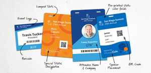 Badges d'événement intelligents <span class=keywords><strong>RFID</strong></span> en gros, badges professionnels, badges VIP, cartes d'identité avec trou pour cordon - Product Image 5