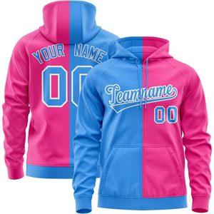 Custom Unisex Varsity Hoodie Full Zip Personalized <b>Name</b> Number Fleece Sweatshirt Autumn Casual Sport Jacket - Product Image 1