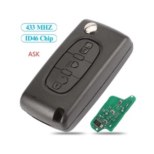 Llave Inteligente de Repuesto para <span class=keywords><strong>Citroen</strong></span> C2 C3 <span class=keywords><strong>C4</strong></span> C5 C6 C8, ASK/FSK 433Mhz ID46, Llave Remota Plegable con Luz, Llave de Coche con Chip VA2/HCA, CE0523 Ce0536 - Product Image 6