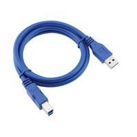 Kabel USB 3.0 A ke B SIPU, Kabel Printer Kecepatan Tinggi 1.5m, Kabel Transfer Data Port Persegi untuk Printer Scanner