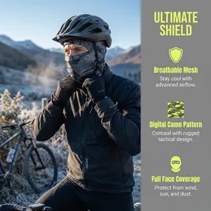 Pasamontañas Elástico y Transpirable Unisex, Gorro Interior para Casco de Bicicleta y Motocicleta, para Senderismo, Caza, Esquí, Bufanda - Product Image 3
