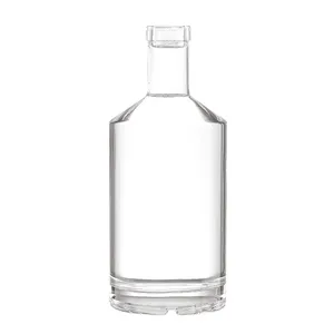 custom champagne 500ml olive oil spirit liquor empty 700ml 750ml black vodka whiskey glass bottles
