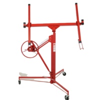 Lève-mât vertical Songjie SJ-001 pour panneaux de plâtre/gypse, usage intensif, hauteur réglable, manivelle électrique
