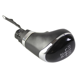 Car Gear <b>Shift</b> <b>Knob</b> For 2016 Chevrolet Cruze Black Leather 5 6 Speed Ergonomic Design - Product Image 1