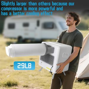 Aire Acondicionado Portátil Karinear de 3300 BTU y 110V con Manguera para Uso en Carpas de Camping - Product Image 3