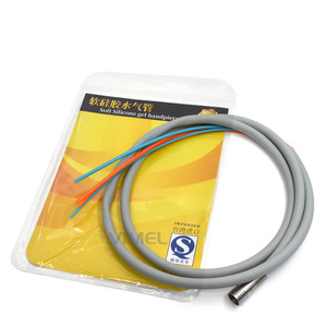 High Quality Stainless <b>Steel</b> Soft <b>Silicone</b> Water Air Hose for Dental Handpiece High & Low Speed with Four-Hole Design - Product Image 3