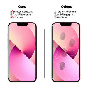 Protector de <span class=keywords><strong>pantalla</strong></span> con filtro de luz azul, Protector de <span class=keywords><strong>pantalla</strong></span> de vidrio templado, 2.5D, antiluz azul, para iPhone 13 Mini - Product Image 5