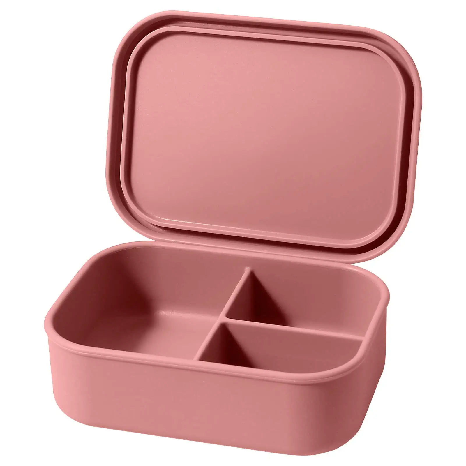 Caixa de almoço de silicone macia para crianças, recipiente de almoço de alta qualidade para almoço infantil